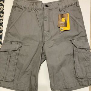 NWT’s Carhartt Force Cargo shorts men’s size 33 waist. Color Gray